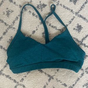 Reinette Spruce Teal Sports Bra